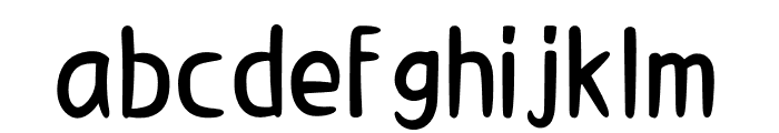 Funmoon Regular Font LOWERCASE