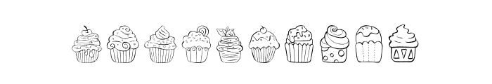 Funny-Cupcake Font OTHER CHARS