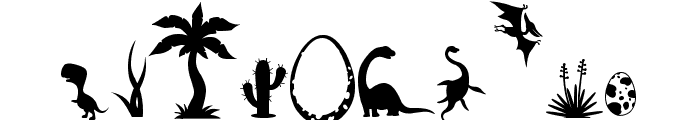 Funny Dino Stylistic Font OTHER CHARS