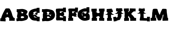 Funny Father Font LOWERCASE
