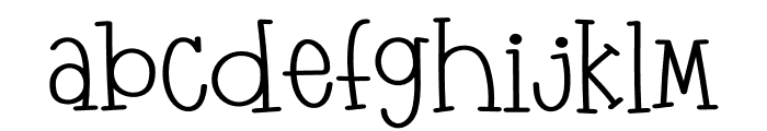 Funny Grinch Font LOWERCASE