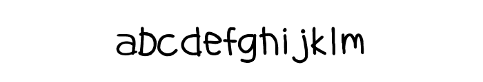 Funny Kids Font LOWERCASE