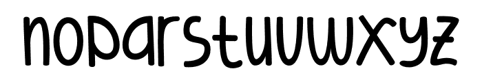 Funny Paws Font LOWERCASE