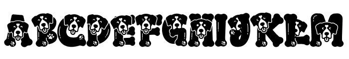 Funny Puppy Font UPPERCASE