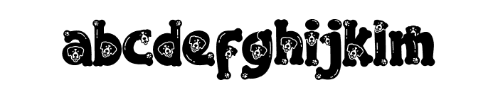 Funny Puppy Font LOWERCASE