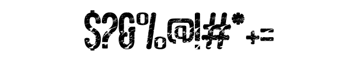 Funny Texture Regular Font OTHER CHARS