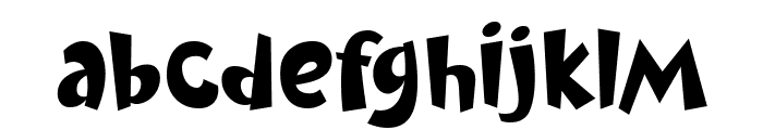 Funny Thief Font LOWERCASE