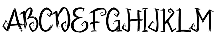 Funny Witches Font UPPERCASE