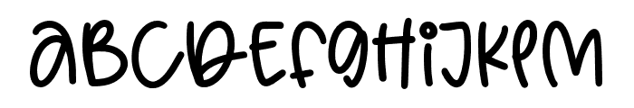 FunnyHippo-Regular Font LOWERCASE