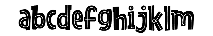 Funtasia Inline Font LOWERCASE