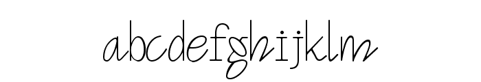 Funtique Extra Light Font LOWERCASE