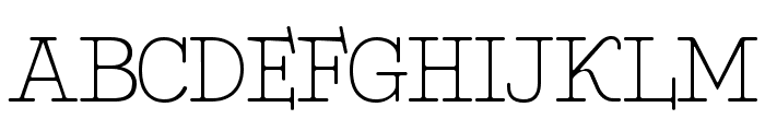 Funtique Light Font UPPERCASE