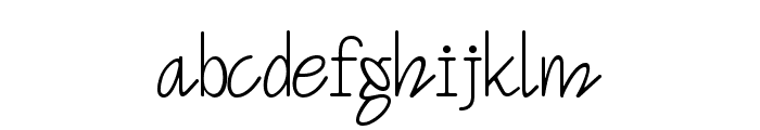 Funtique Light Font LOWERCASE