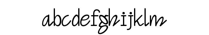 Funtique Regular Font LOWERCASE