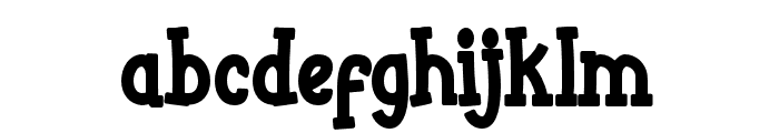 Funyard-Bold Font LOWERCASE