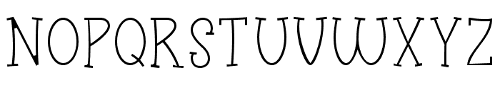 Funyard-Thin Font UPPERCASE