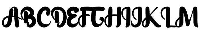 Furgaski Font UPPERCASE