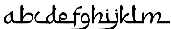Furqan Font LOWERCASE