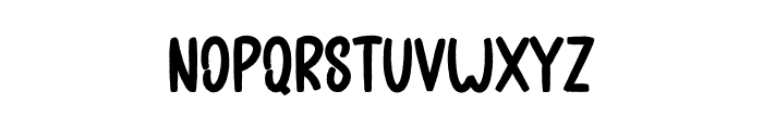 Furry Clothes Font LOWERCASE