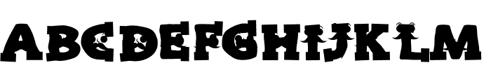 Furry Father CF Font LOWERCASE
