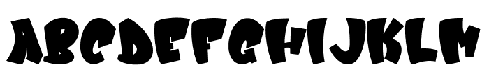 Fusion Flame Font UPPERCASE