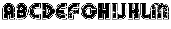 Fusion Retro Font UPPERCASE