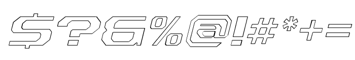 Fussion Italic Line Font OTHER CHARS