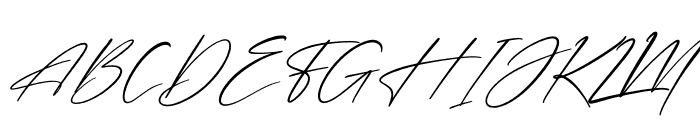 Futerdam Knight Italic Font UPPERCASE