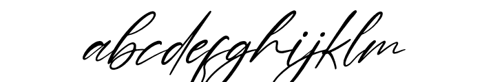 Futerdam Knight Italic Font LOWERCASE