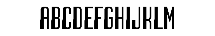 Futler Strech Font UPPERCASE