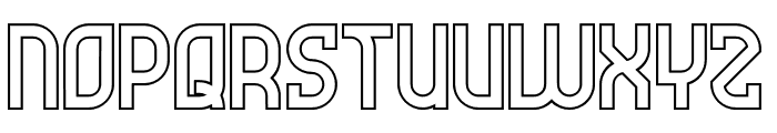 Futrons Outline Font LOWERCASE