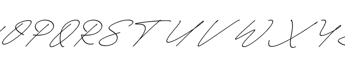 Futturistica Signature Italic Font UPPERCASE