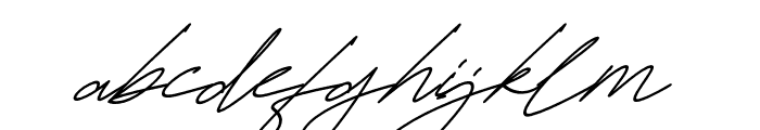 Futturistica Signature Italic Font LOWERCASE