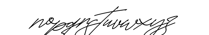 Futturistica Signature Italic Font LOWERCASE