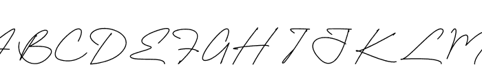 Futturistica Signature Regular Font UPPERCASE