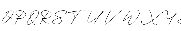 Futturistica Signature Regular Font UPPERCASE