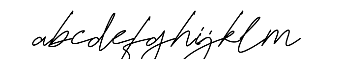 Futturistica Signature Regular Font LOWERCASE