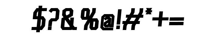 Futurama Bold Italic Font OTHER CHARS