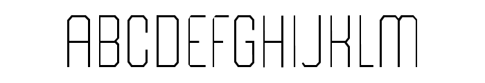Futurama Light Semi Condensed Font UPPERCASE