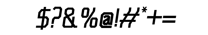 Futurama Medium Italic Font OTHER CHARS