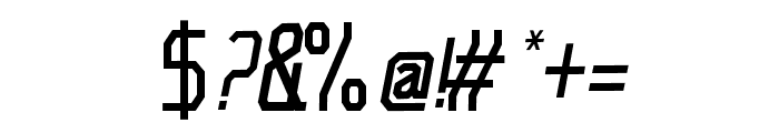 Futurama Semi Condensed Italic Font OTHER CHARS
