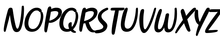 Future Roll Out Italic Font UPPERCASE
