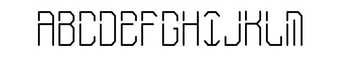 Future Shadow Font UPPERCASE
