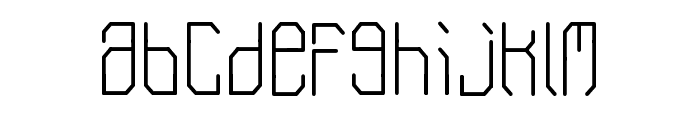 Future Shadow Font LOWERCASE