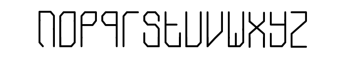 Future Shadow Font LOWERCASE