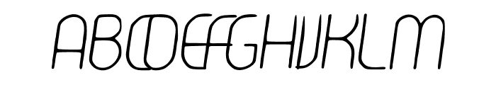 Future_Light Font UPPERCASE