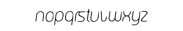 Future_Light Font LOWERCASE