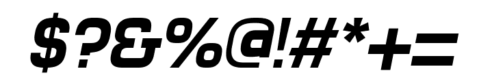 Futurette Black Oblique Font OTHER CHARS