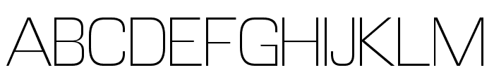 Futurette-Thin Font UPPERCASE