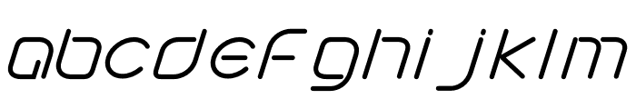 Futurisric Bold Italic Font LOWERCASE